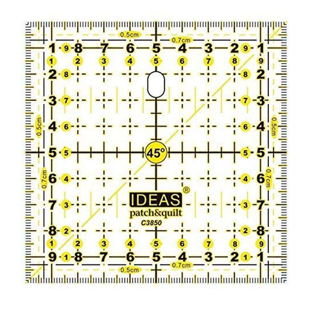 Ideas Patch&Quilt - Regla Patchwork Antideslizante Plegable