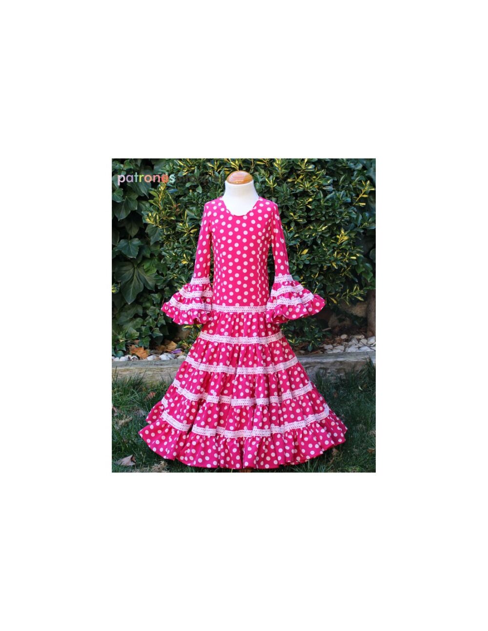 Patrón de vestido flamenca de niña canastero