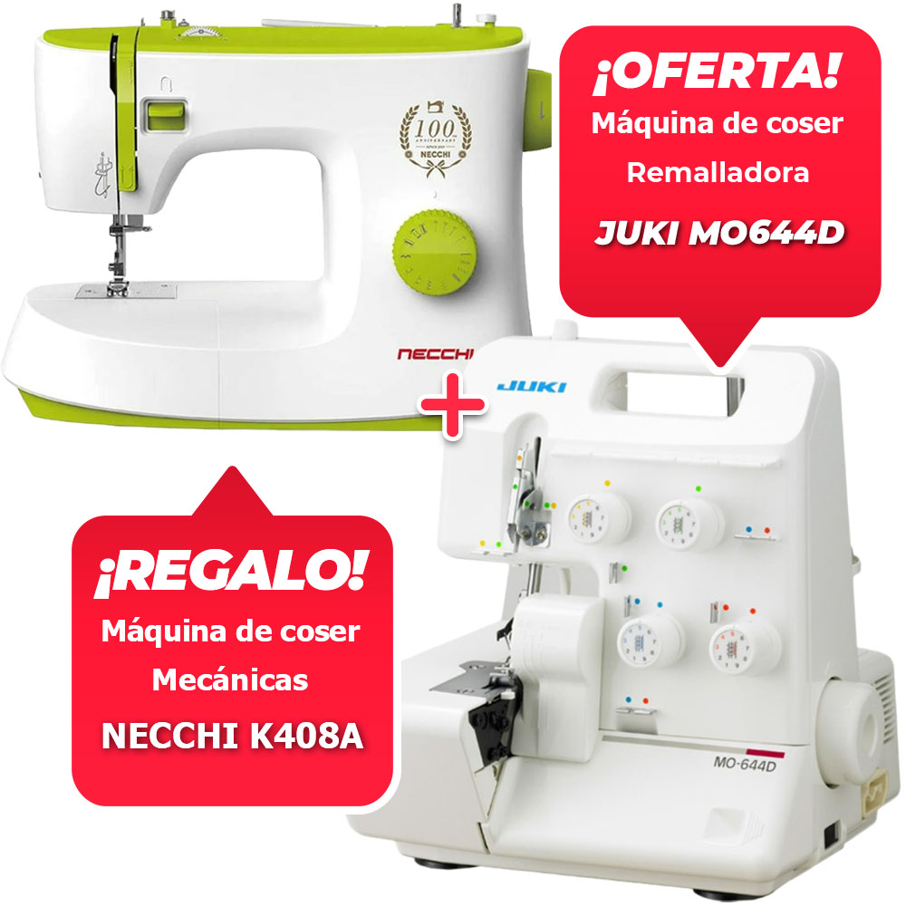 Juki MO644D remalladora con regalo