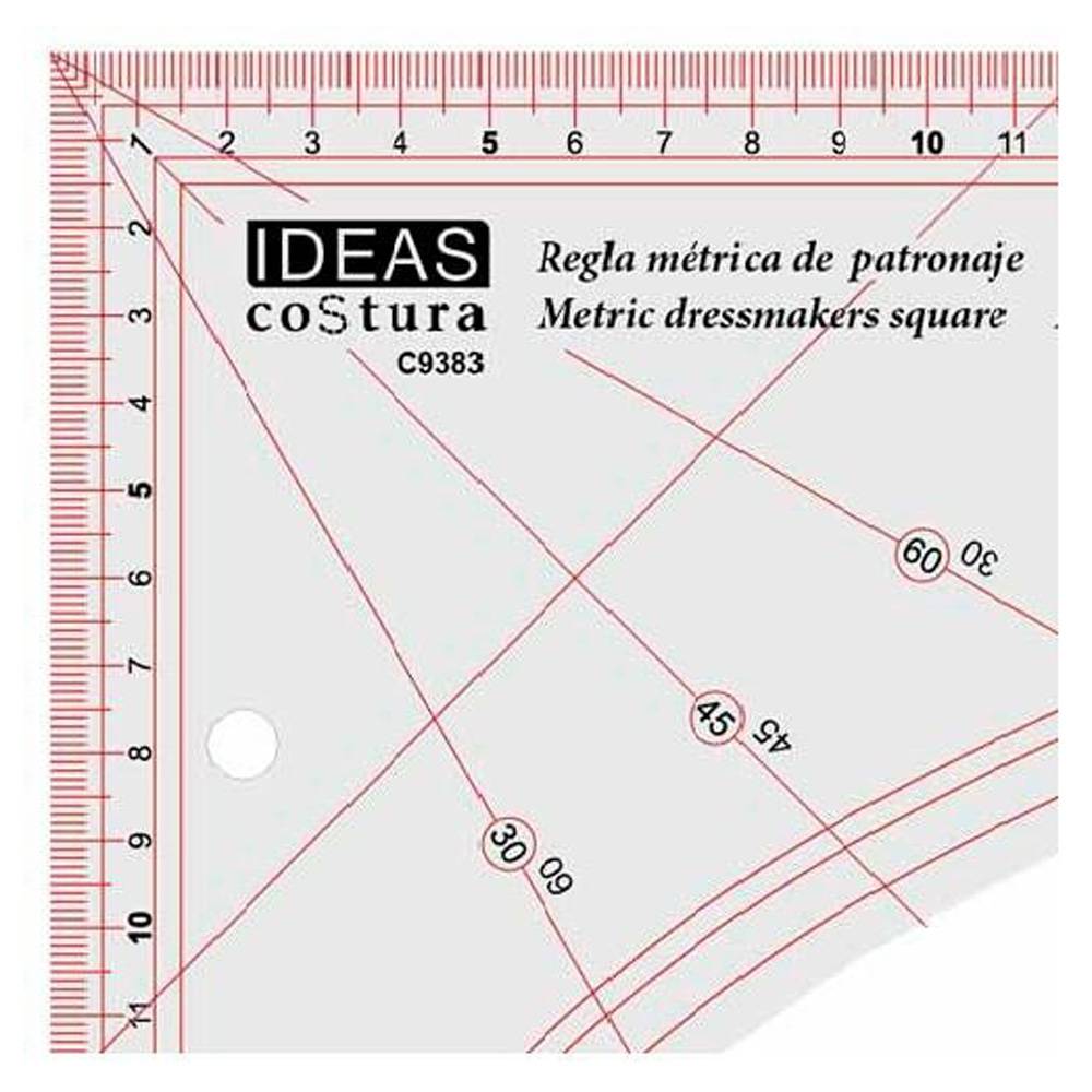 Regla patchwork IDEAS 4  Máquinas de Coser y Bordar