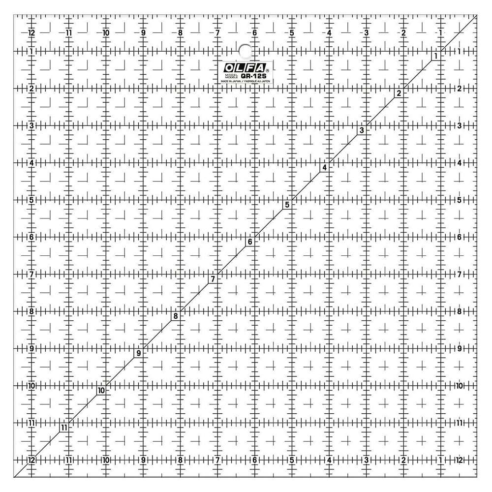 Regla patchwork Olfa 12,5x12,5