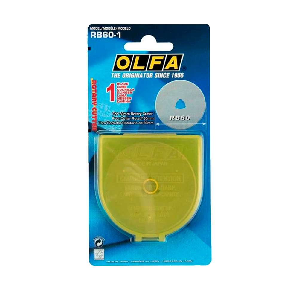 Cuchilla recta para cúter OLFA 60mm