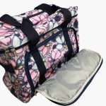 Maleta trolley floral con bolsa - Imagen 4